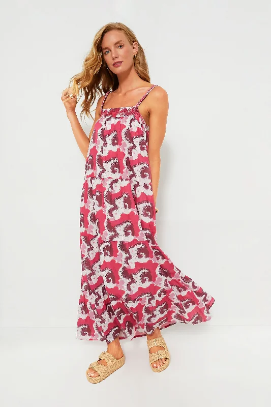 Magenta Xacapa Natasha Maxi Dress