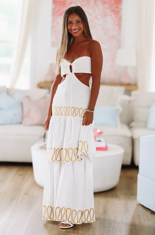 Alexandria Maxi Dress - White