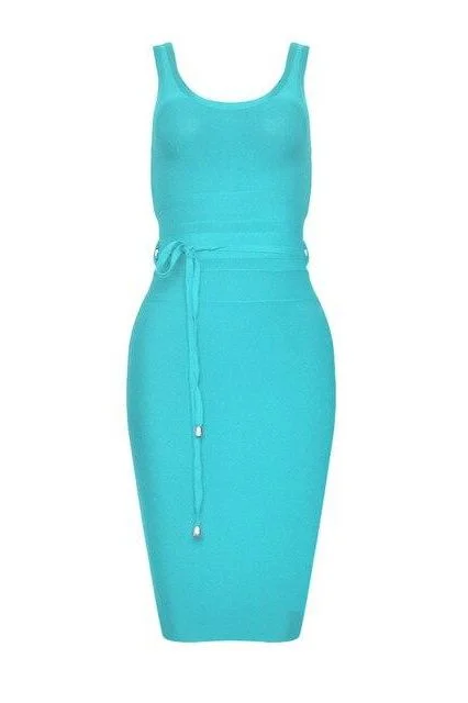 Amy Bandage Dress - Sky Blue