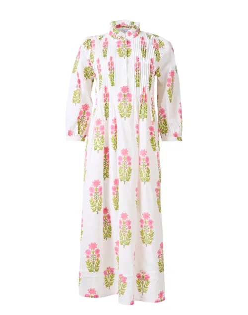 Anjuna White Floral Print Dress