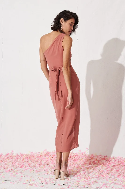 Aviana Dress In Dusty Rose