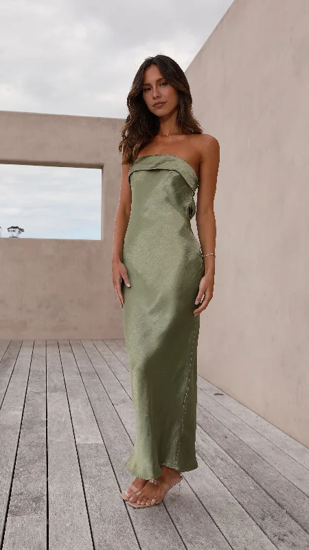 Gisele Maxi Dress - Olive