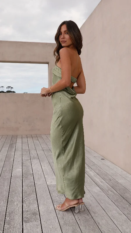 Gisele Maxi Dress - Olive