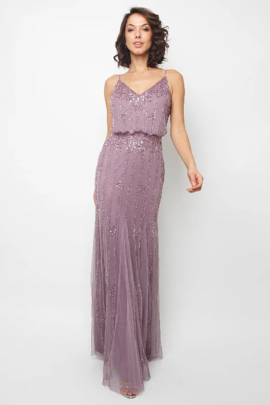 Keeva Purple Bridesmaid Dress