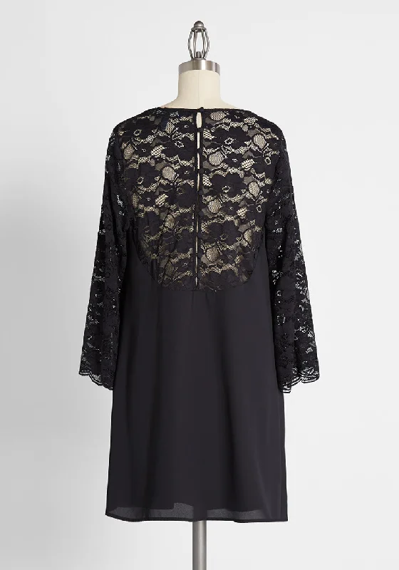 Lavished in Lace Shift Dress