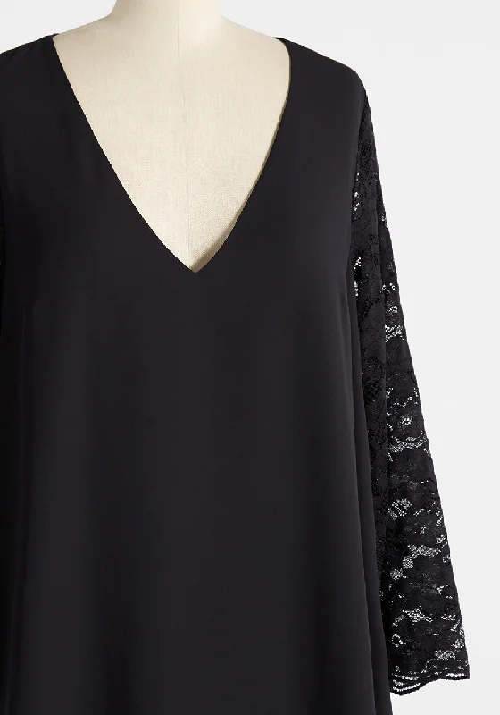 Lavished in Lace Shift Dress