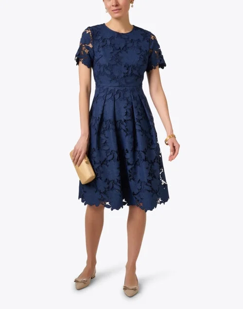 Navy Lace Dress