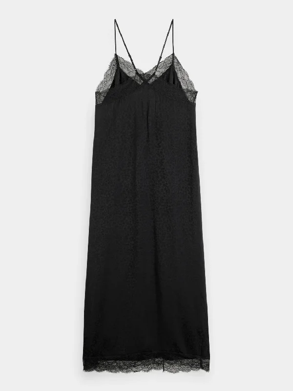 Cami dress with lace detail