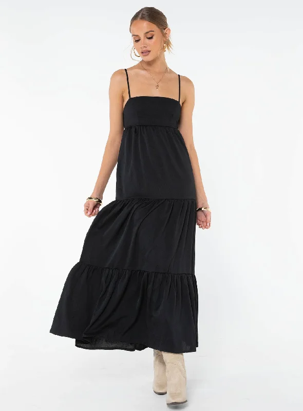 Dunster Maxi Dress Black