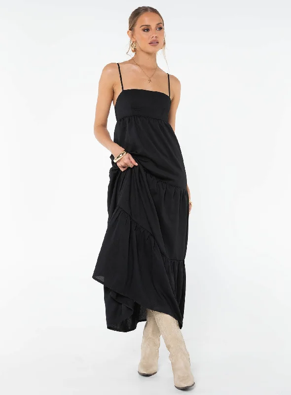 Dunster Maxi Dress Black