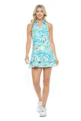 Esther Racerback Tennis Dress & Under Shorts in Golf Chic