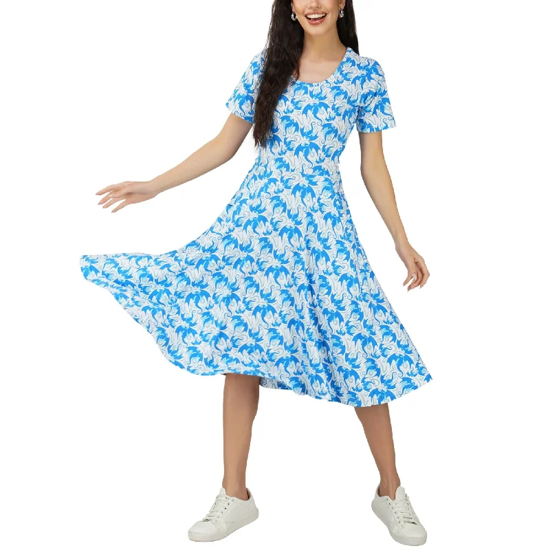 Flying Dragons Twirl Dress