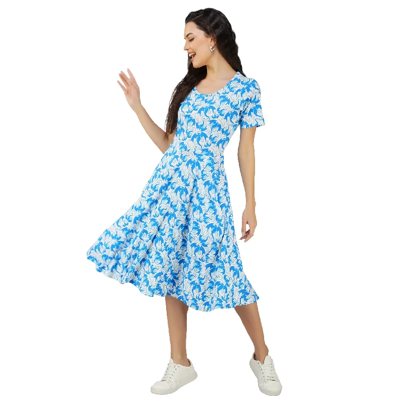 Flying Dragons Twirl Dress