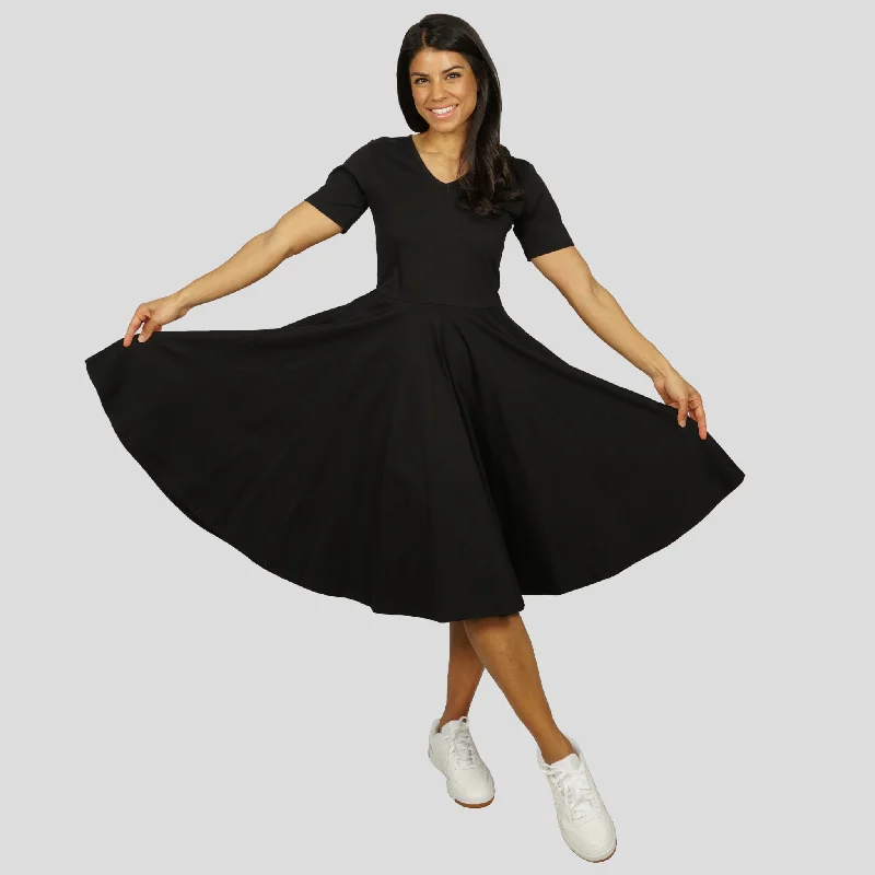 Onyx Full Twirl Dress