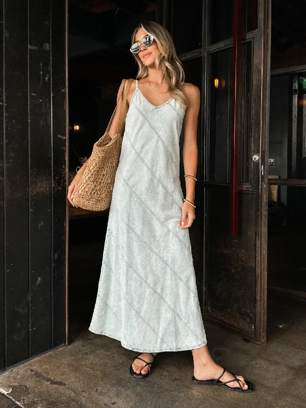 Coast by Coast Denim Maxi Dress