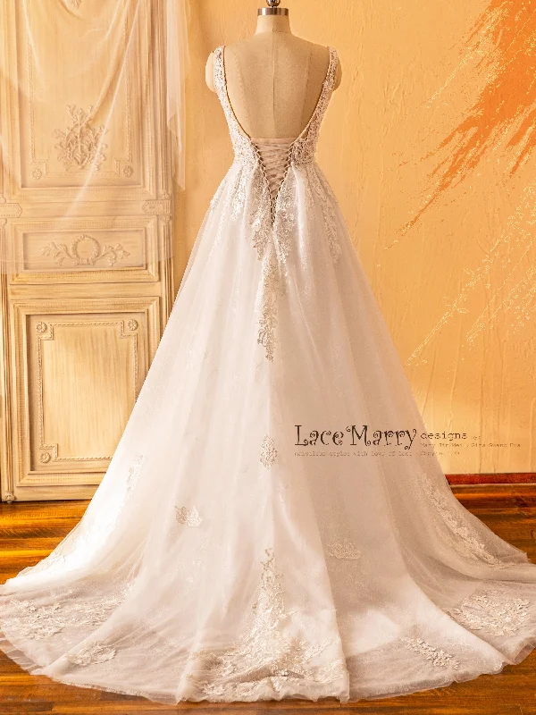 ZELDA / Fascinating A Line Wedding Dress