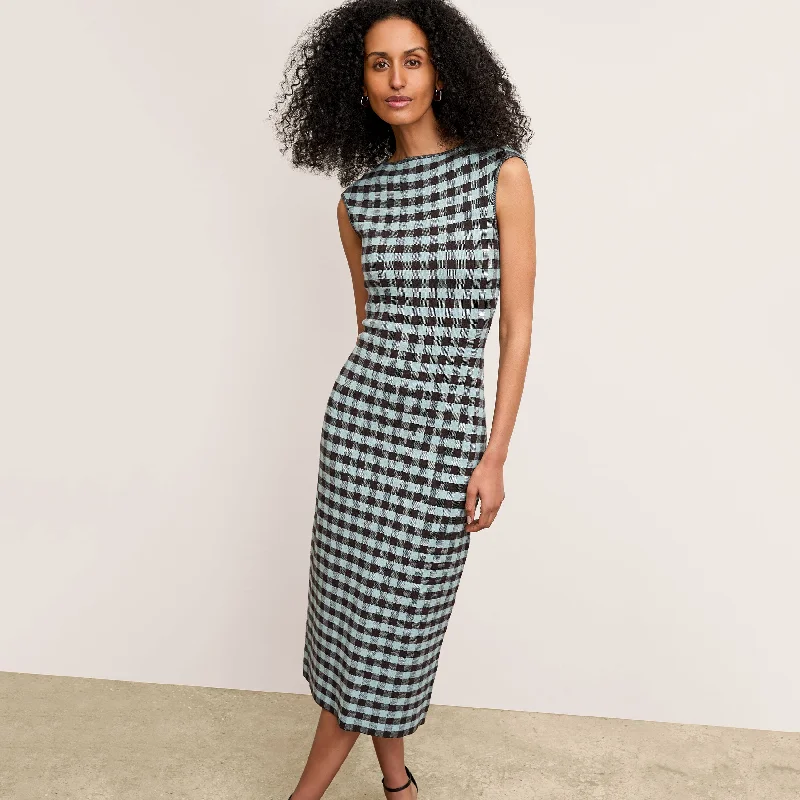 Ziggy Dress - Eco 365Knit :: Picnic Check