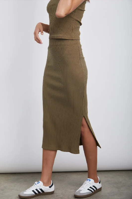 ANGIE SKIRT - OLIVE