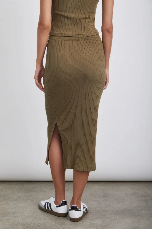 ANGIE SKIRT - OLIVE