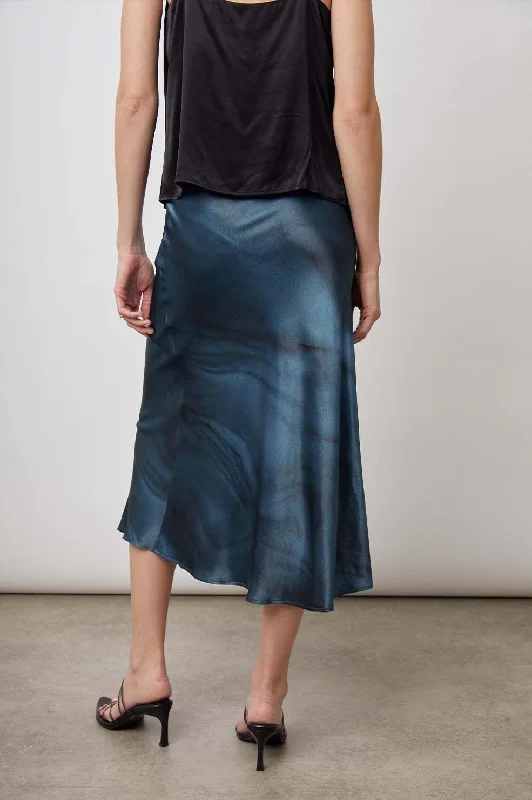 ANYA SKIRT - BLUE COAST