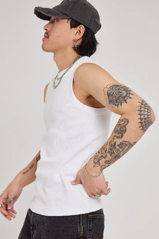 Neovision Bound High Neck Tank White