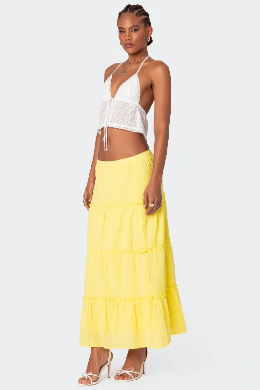 Charlotte Tiered Maxi Skirt