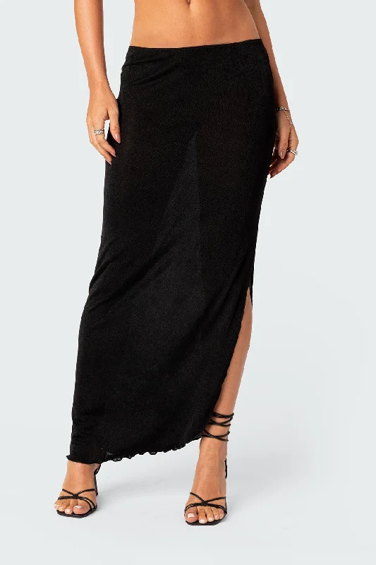 Milan Slitted Maxi Skirt