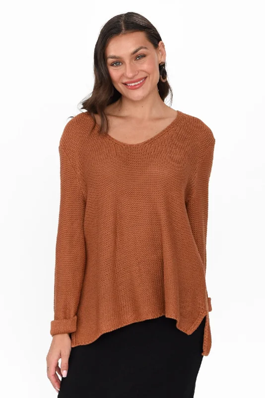 Toulouse Camel Cotton Jumper