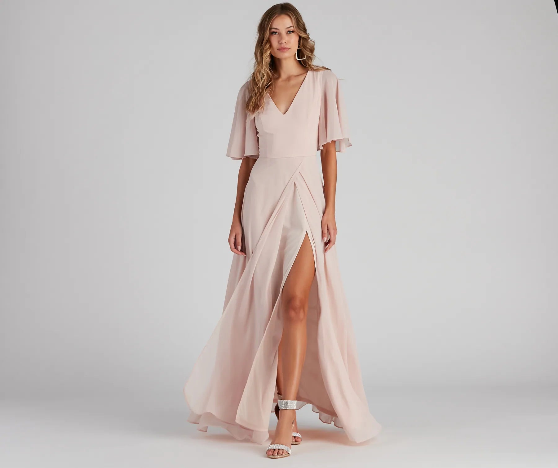 Don't Miss Out!Greta Formal High Slit Chiffon Dress