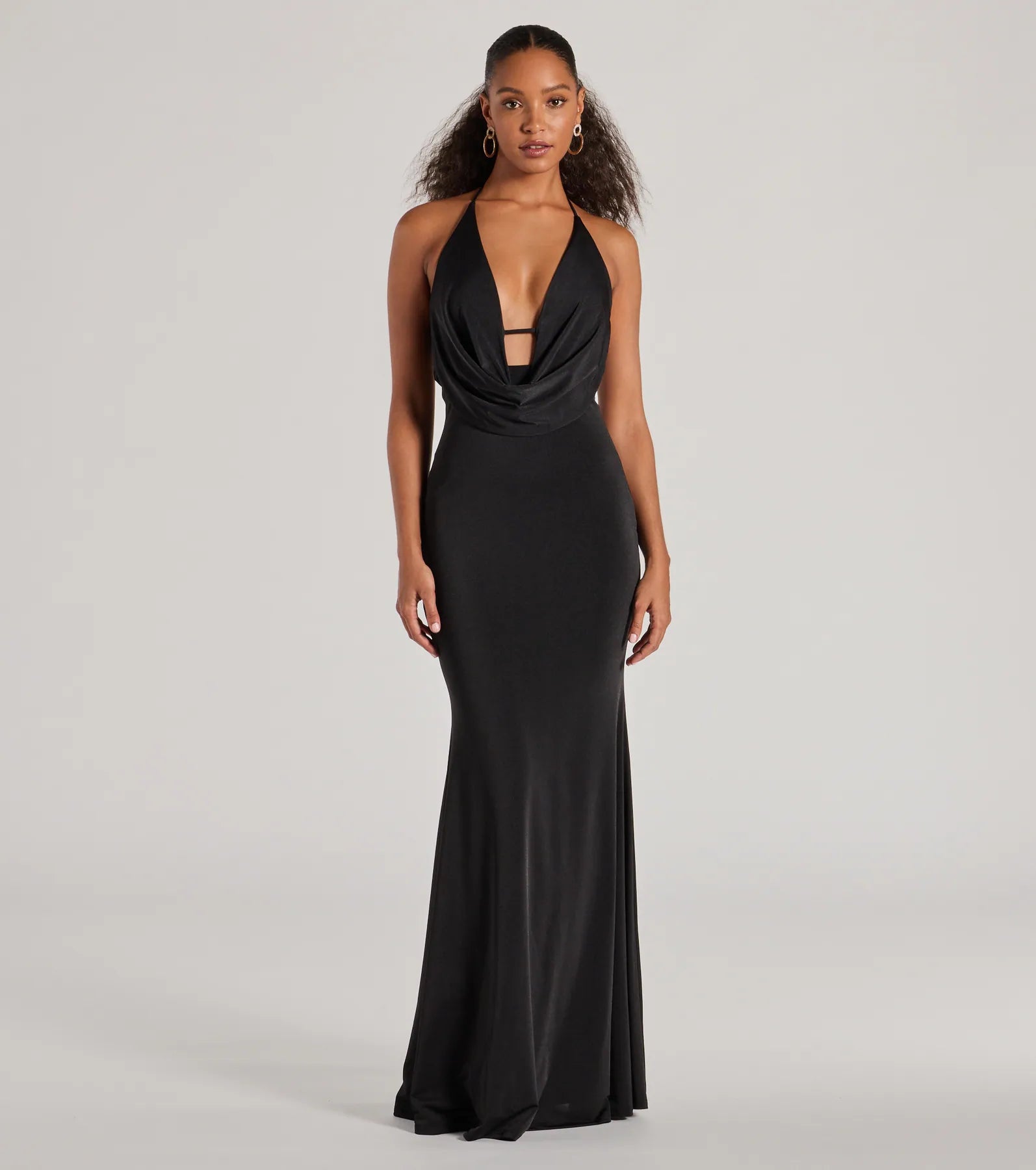 Steals and Deals Await!Katherine Halter Open Back Mermaid Formal Dress
