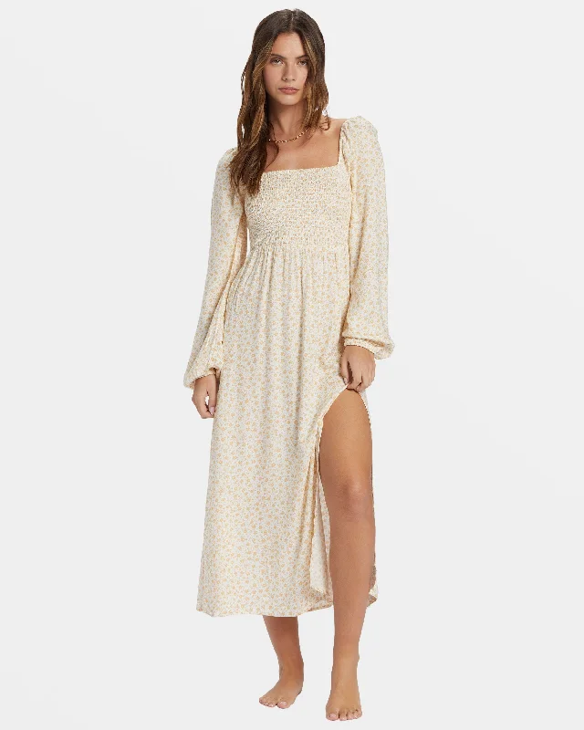 Bigger Savings, Better Shopping!Lots Of Love Midi Dress - Hemp 2