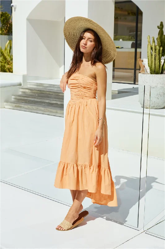 Must-Have Deals Inside!Love In The Summer Maxi Dress Orange