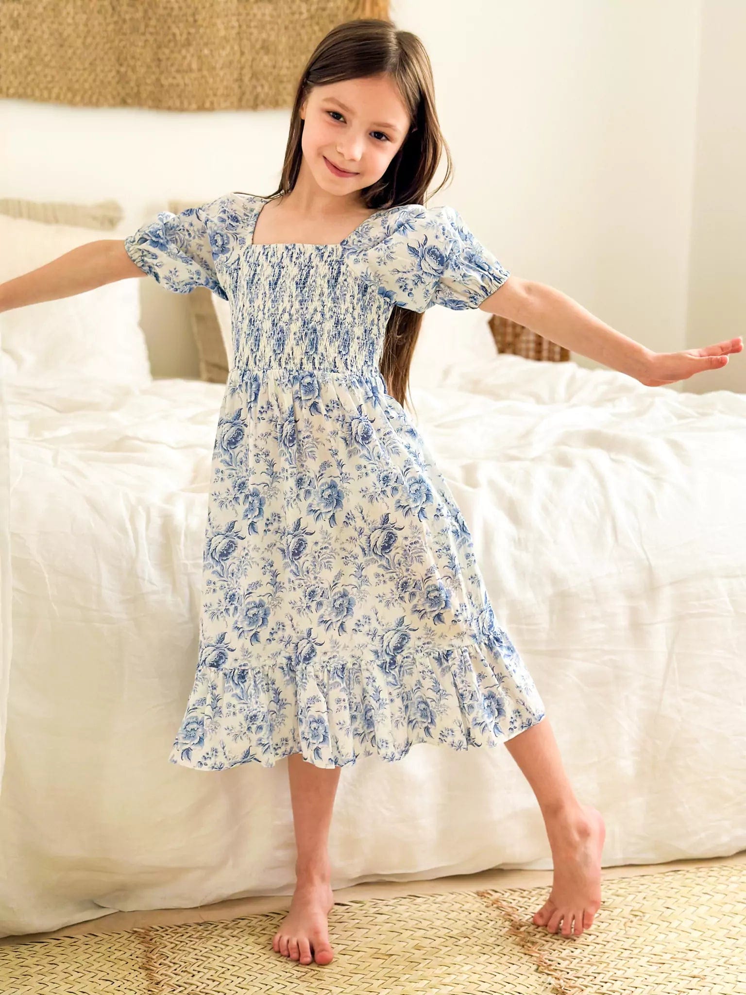 Find Your Perfect Deal Today!Mini Laurel Smock Dress