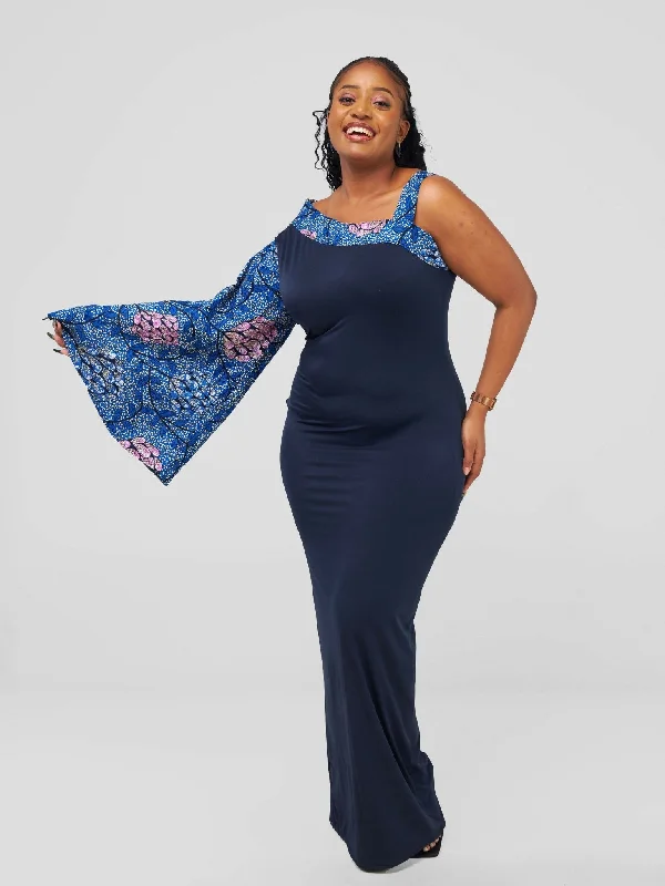 Don't Miss Out!Nefpatra Africa Lara Dress - Blue