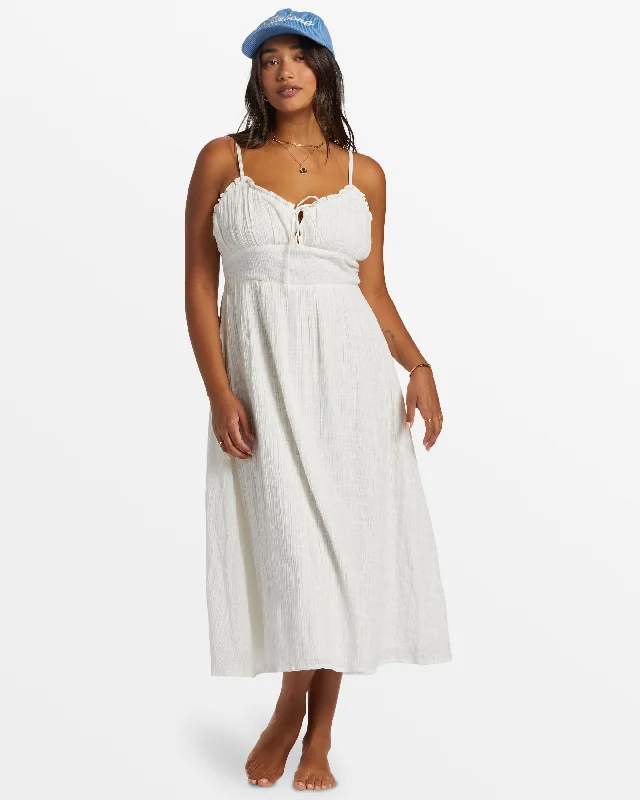Great Deals, Just for You!Pretty Perfect Sweetheart Midi Dress - Salt Crystal