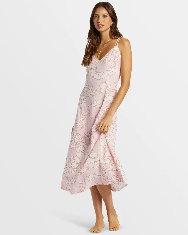 Save Money, Shop Happy!Sweet Sunshine Midi Dress - Feelin Peachy