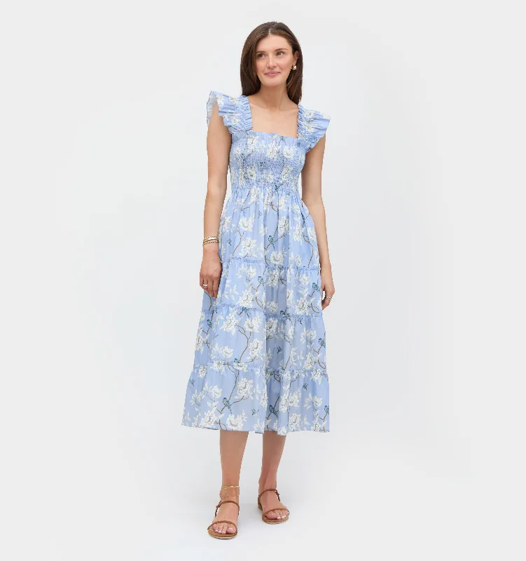 Save More with Every Purchase!The Ellie Nap Dress - Diane Hill Blue Chinoiserie
