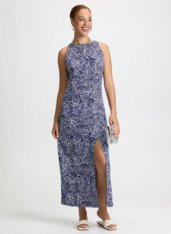Flash Sale – Act Fast!Tropical Print Maxi Dress