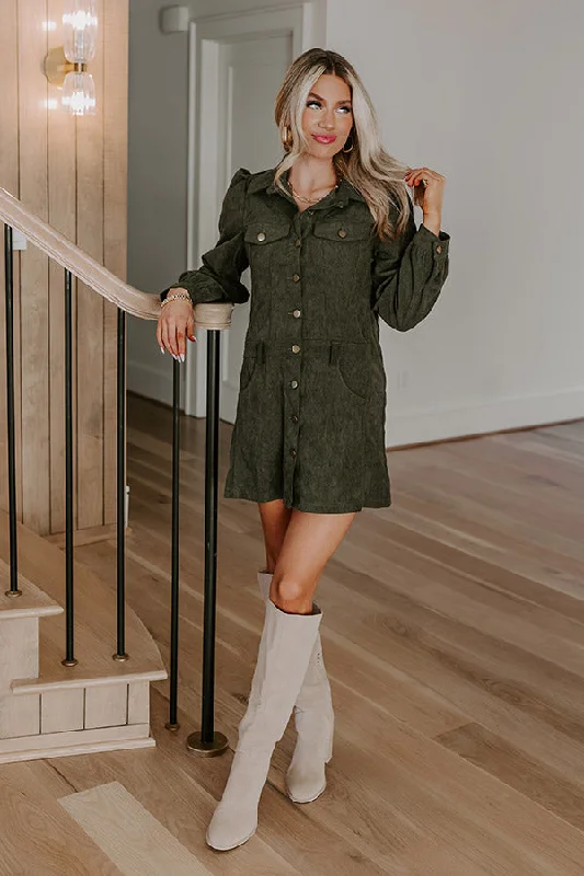 Buy More, Save More!Cinnamon Lane Corduroy Mini Dress