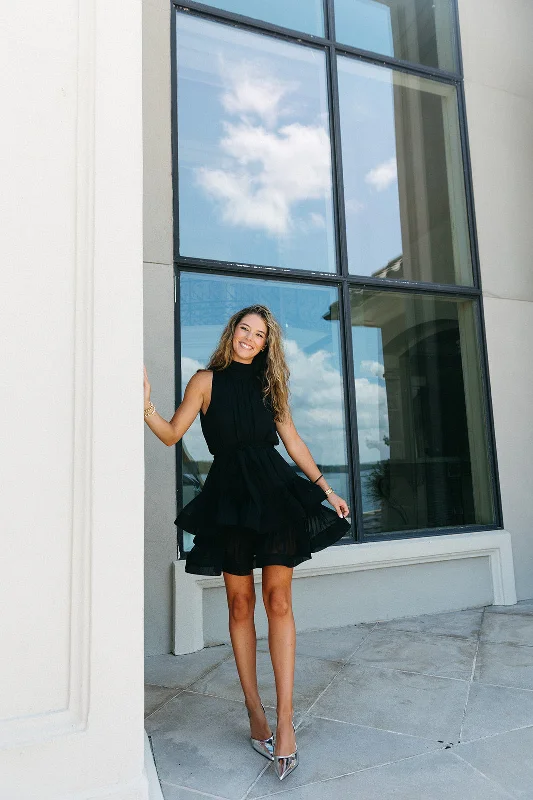 Your Dream Deal is Here!Do A Twirl Mini Dress - Black