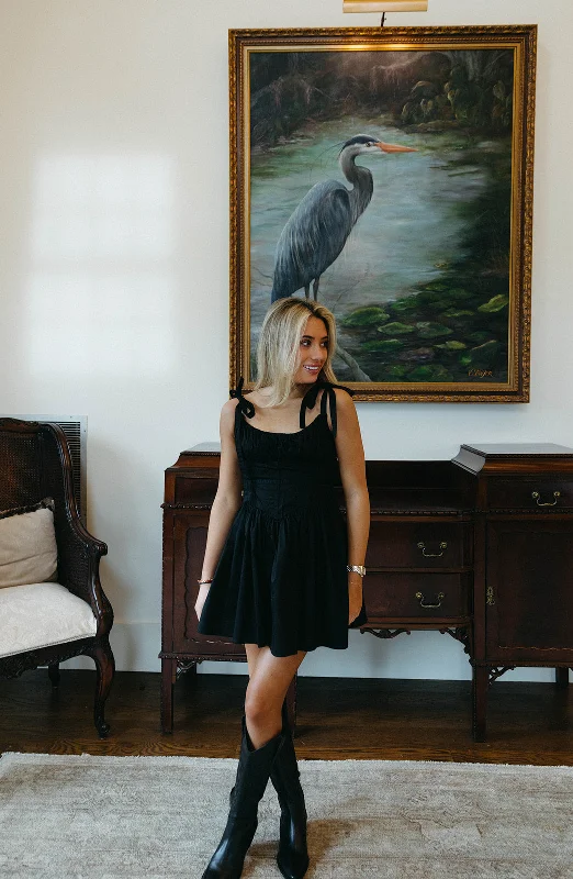 Special Offer – Act Fast!Mavis Mini Dress - Black