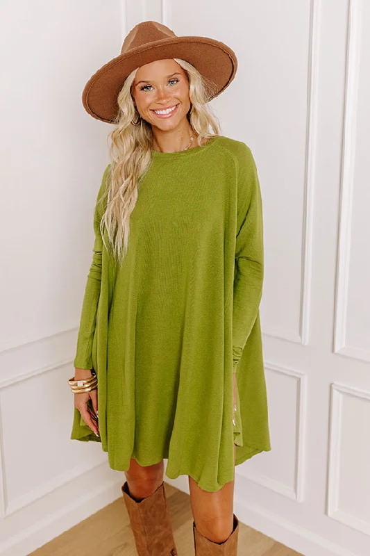 Act Fast – Limited Time Savings!New Chapter Tunic Dress In lime