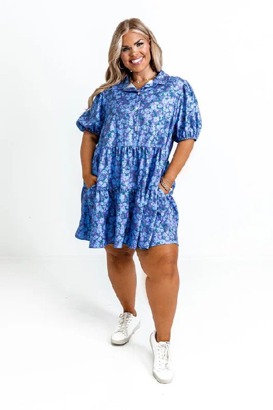 Mega Sale Happening Now!Ojai Afternoon Floral Mini Dress Curves